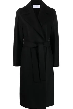 Harris Wharf London Single-breasted belted wool coat