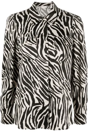 Liu Jo Zebra-print satin shirt