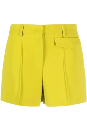 BLANCA Pressed-crease short shorts