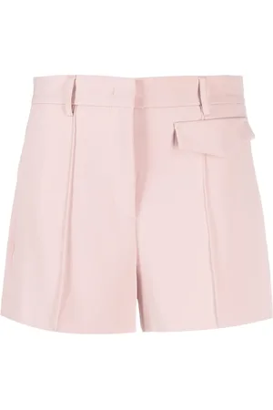 BLANCA Pressed-crease short shorts