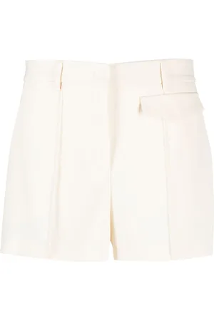 BLANCA Pressed-crease short shorts