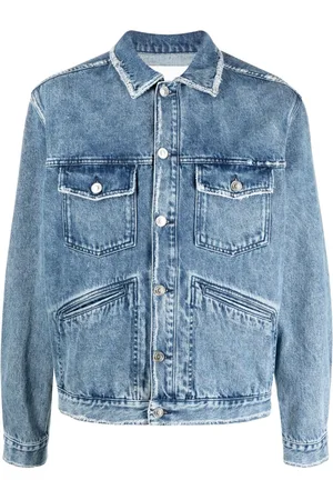 Isabel Marant Jango logo-embroidered denim jacket