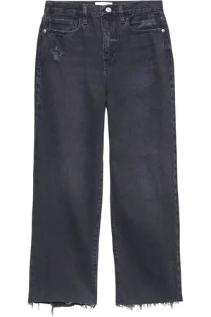 Frame Le Jane distressed-effect cropped jeans
