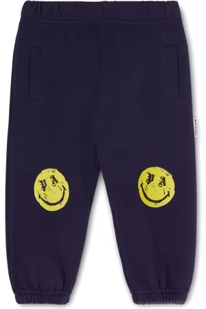 Palm Angels Logo-print cotton track pants