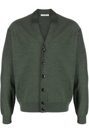 LEMAIRE Mélange-effect wool blend cardigan