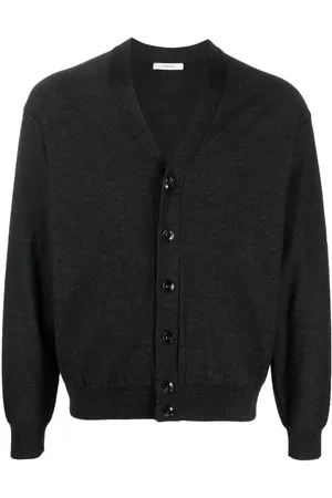 LEMAIRE Mélange-effect wool blend cardigan