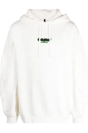 OAMC Logo-patch cotton hoodie