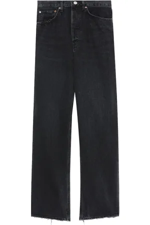 AGOLDE Mid-rise wide-leg jeans
