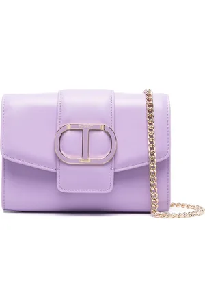 Twin-Set Amie logo-plaque crossbody bag