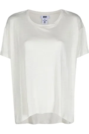 DKNY Short-sleeve linen T-shirt