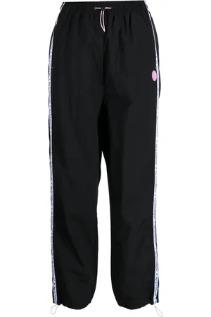 A Bathing Ape Stripe-detail drawstring track pants