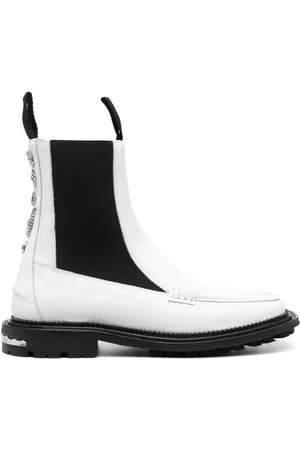 TOGA VIRILIS Charm-detail ankle leather boots