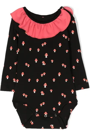 Wauw Capow by Bangbang Anna mushroom-print ruffled body