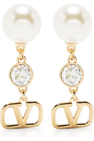 VALENTINO GARAVANI VLogo Signature drop earrings
