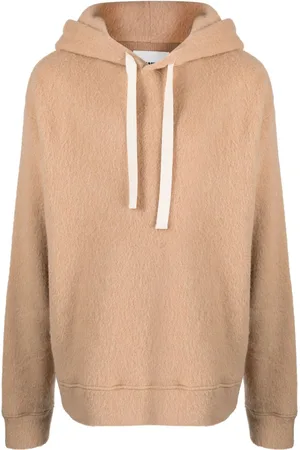 Jil Sander Brushed alpaca-wool blend hooded-sweater