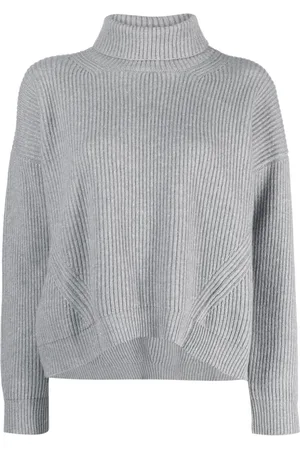PESERICO SIGN Roll-neck silk-wool blend jumper