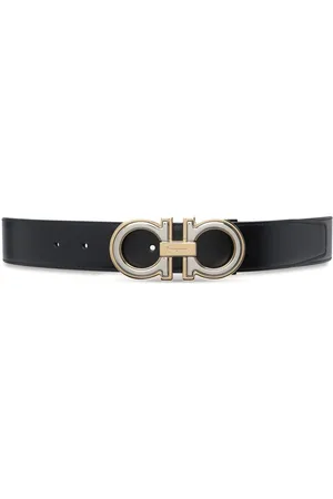 Salvatore Ferragamo Gancini-buckle leather belt