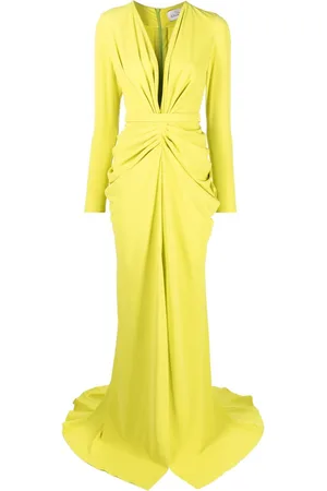 Ana Radu Plunging V-neck gown