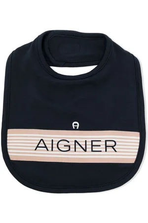 Aigner Logo-stripe print bib