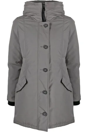 Canada Goose Rossclair logo-patch coat
