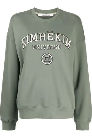 KIMHEKIM Logo-embroidered cotton sweatshirt