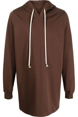Rick Owens Drawstring long hoodie