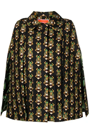 La DoubleJ Milano wool-blend cape