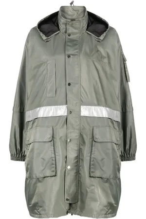 Rokh Multi-pocket hooded parka coat