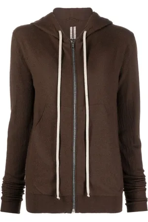 Rick Owens Zip-up cashmere hoodie