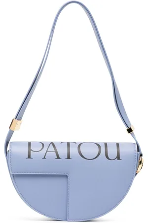 Patou Logo-print leather shoulder bag
