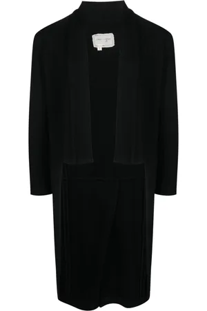GREG LAUREN High-low hem wool coat