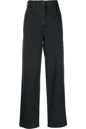 NILI LOTAN High-waisted wide-leg jeans