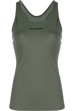 Jil Sander Logo-print tank top