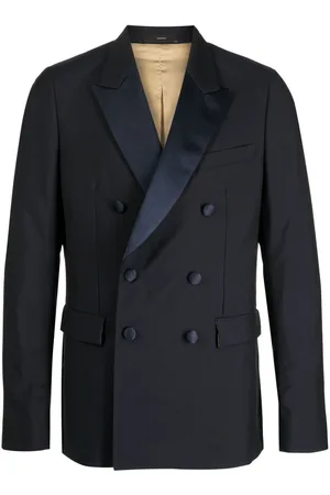 Paul Smith Double-breasted wool-mohair blazer