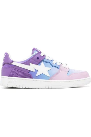 A Bathing Ape Bape SK8 logo-patch sneakers