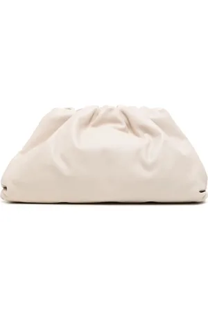 Bottega Veneta Gathered detailing clutch