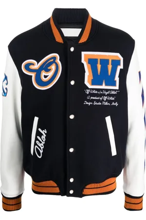 OFF-WHITE Varsity patch bomber jacket