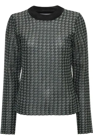J.W.Anderson Check-pattern crew-neck top