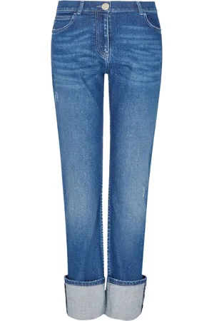 Giorgio Armani Mid-rise straight-leg jeans