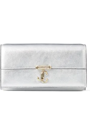 Jimmy Choo Avenue leather chain wallet