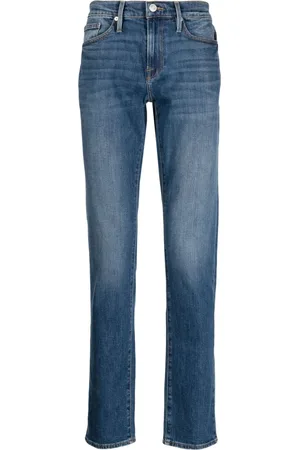 Frame Mid-rise slim-fit jeans