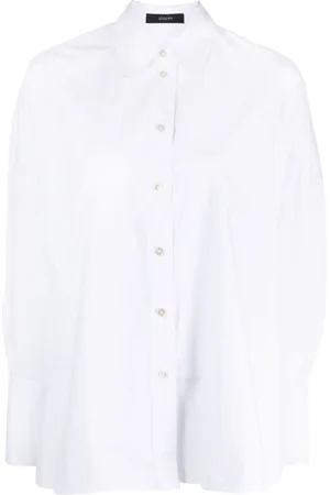 Joseph Side-slit poplin shirt