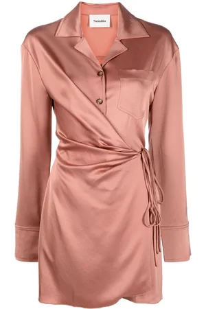 Nanushka Xaviera slip satin mini dress