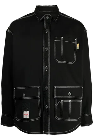 Musium Div. Long-sleeve button-fastening shirt