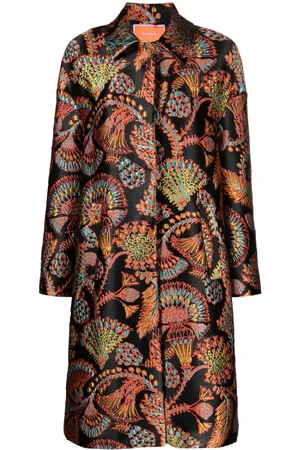 La DoubleJ Boxy Sicomore jacquard coat