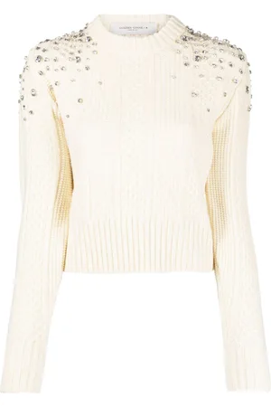 Golden Goose Crystal-embellished virgin wool jumper