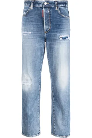 Dsquared2 High-rise straight-leg jeans