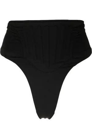 MUGLER Corset high-waist bikini bottoms
