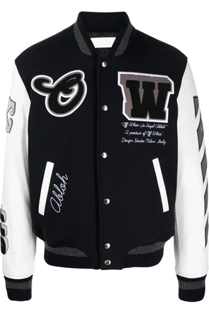 OFF-WHITE Cryst Moon Phase varsity jacket