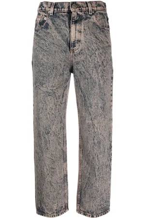 Marni Acid-wash cropped jeans